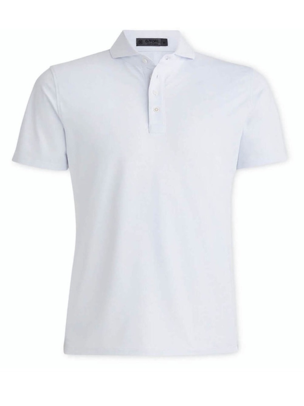 NWT G/FORE MENS WHITE PERFORMANCE PIQUE POLO LIGHTWEIGHT SHIRT GOLF MEDIUM